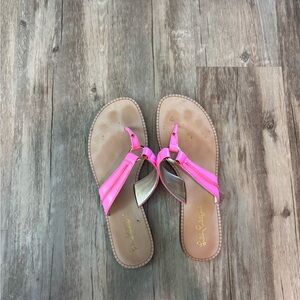 Lilly Pulitzer McKim Bright Pink Sandals